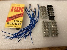 17 Pc Electrical Switches, Lights, And Electrical Terminal Strips (677DN/A6-7B)