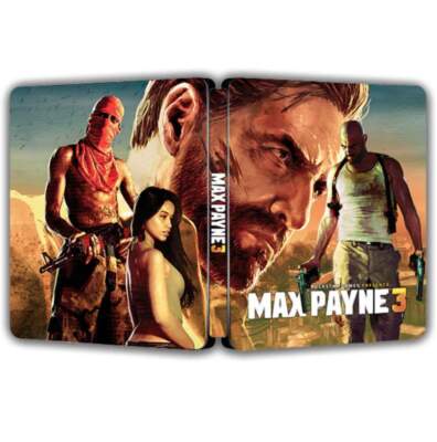 New Rare Limited Max Payne 3 Burst Edition G2 Steelbook Case Custom Made No Game