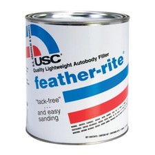 Usc 21335 Feather-rite Quality Lightweight Auto Body Filler Quart