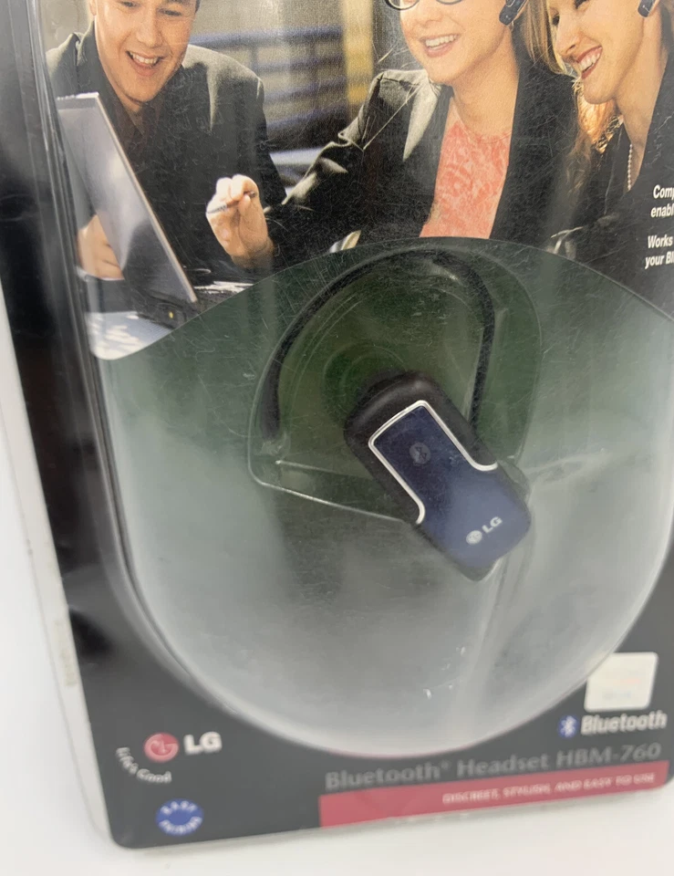 Original LG HBM-760 Bluetooth Headset New In Box #K - Image 2 of 4