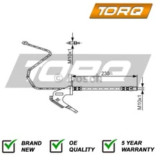 Brake Hose Rear Left Torq Fits Vauxhall Astra Combo Astravan + Other Models