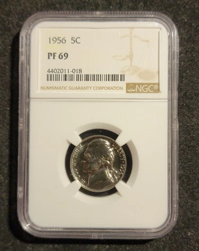 1956 Jefferson Nickel NGC Proof 69 Brown Label