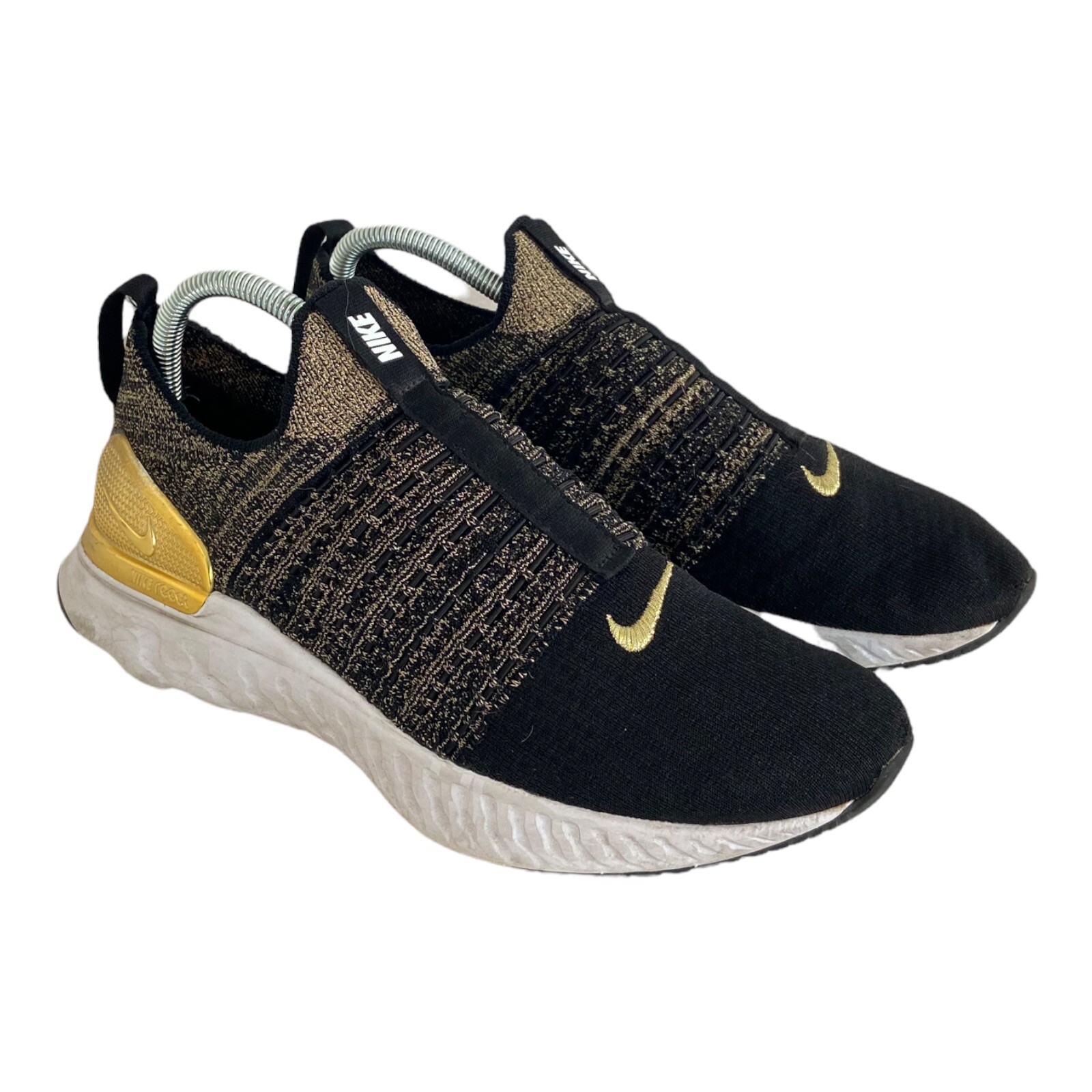 nike react phantom run flyknit 2 black and gold