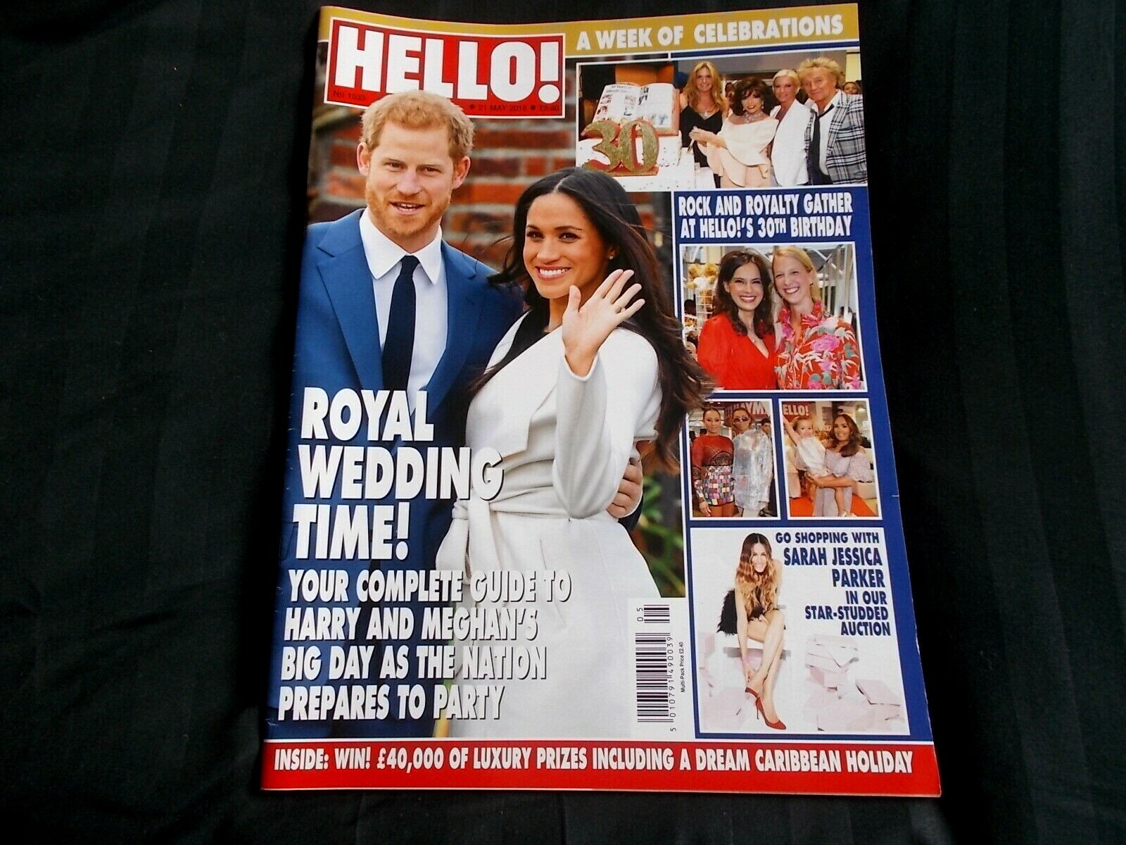 Hello! Magazine Issue 1533 May 21st 2018 Harry Meghan Royal Wedding S J Parker
