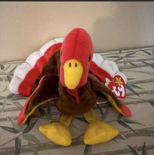Ty Beanie Baby  Gobbles  the Turkey 1996 Rare and Retired