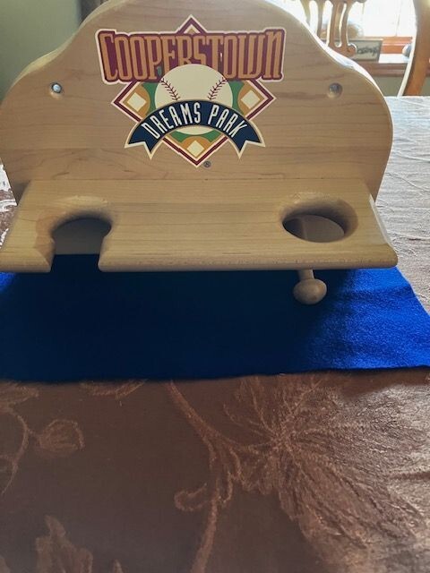 Cooperstown Dreams Park Baseball, Bat, and Glove Holder