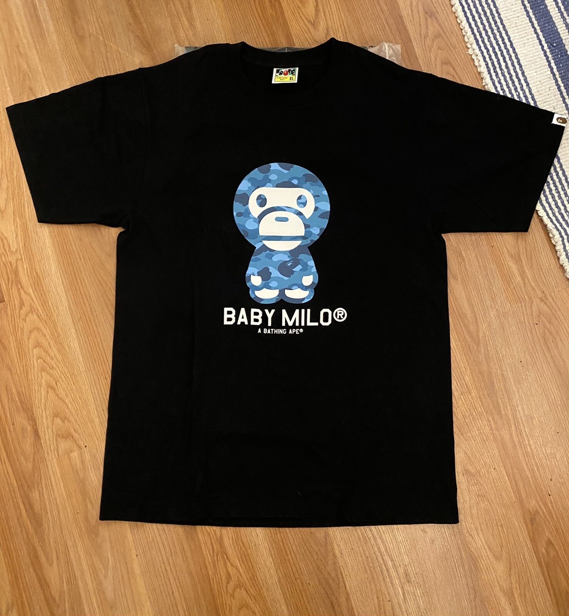 Baby Milo Honeycomb Camo t shirt xl Bathing Ape BAPE 100  