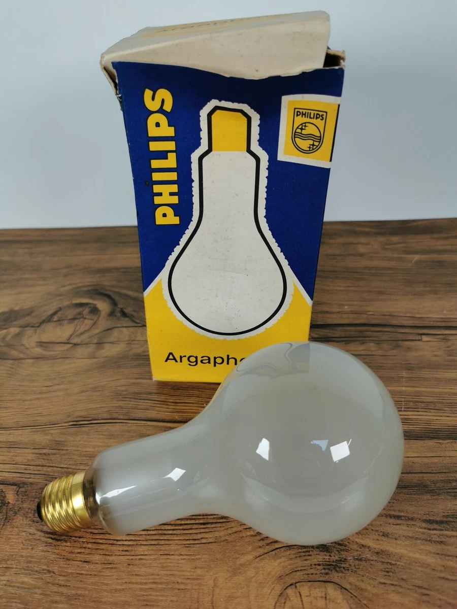 Vintage Philips Argaphoto 240V 500W E27 Bulb Lamp Holland PF308
