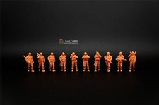1/72 Modern Russian Elite Troops Marching Posture 10pcs Person Group 3d Printed