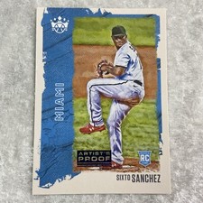Sixto Sanchez (RC) 2021 Panini Diamond Kings Artist's Proof Baseball Card #51