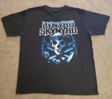 Lynyrd Skynyrd T-Shirt 2006 Graphic Tee Short Sleeve Crew Neck Skull Design