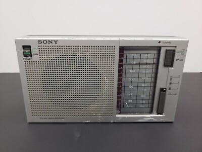 Sony ICF-710W Radio- Silver- Vinatge