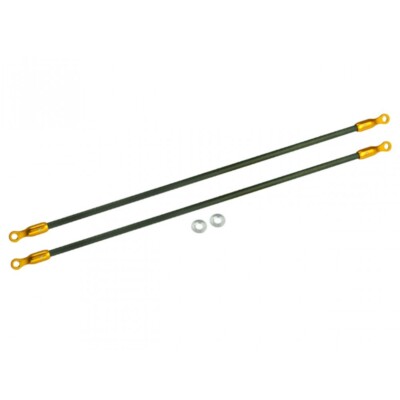 Microheli 2mm Carbon Tail Boom Support Set (GOLD) - BLADE 200 SRX