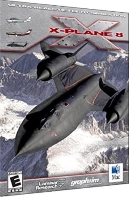 X-Plane 8 MAC DVD pilot Space Shuttle mars, fly combat flight simulation game!