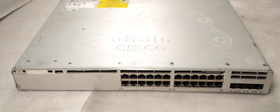 Cisco Catalyst C9300L 24-Port Ethernet Switch C9300L-24T-4X-E NO FANs w/1*PSUs