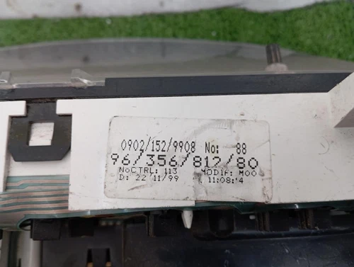 9635681280 Cuadro Instrumentos para PEUGEOT PARTNER (S1)(07.1996) * 222180 - Imagen 4 de 4