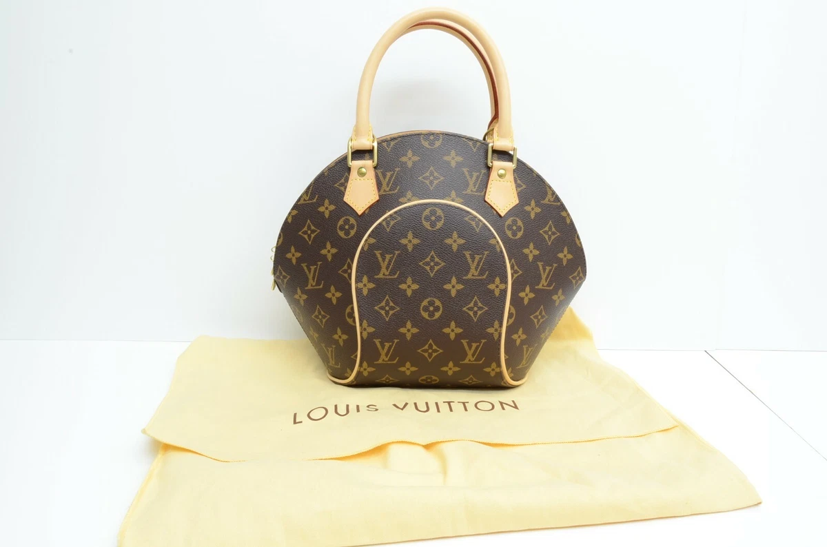 LOUIS VUITTON LV Monogram Presbyopic Show Stitching Pocket Leather