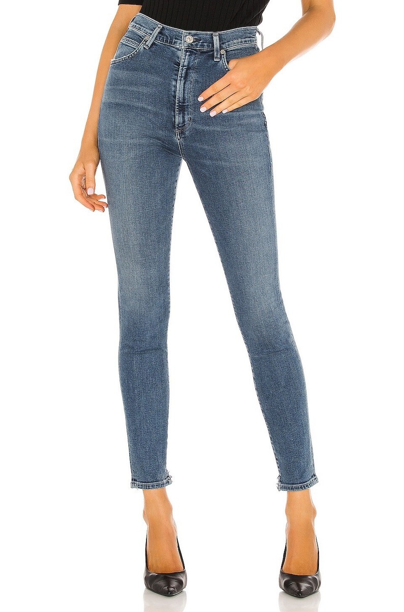 Citizens of Humanity Chrissy High Rise Skinny Jeans Flicker Blue 28 NWOT  $218
