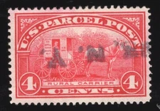 (1912-13) Q4 4¢ Parcel Post - Rural Carrier choice used stamp 