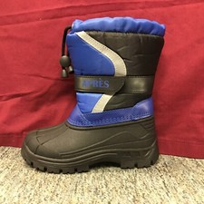 New Boys Apres by Lamo AY2282PK Kinsley Black Blue Snowboots Size 1