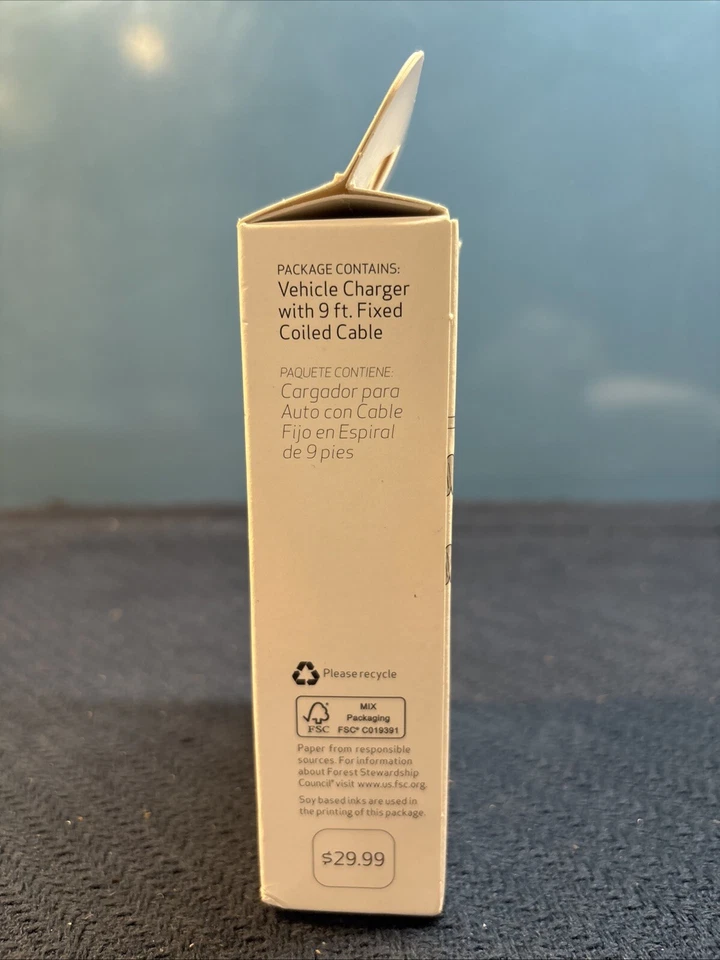 Cargador de Vehículo Verizon con Doble Salida y Luz LED, NUEVO Foto 2 de 4