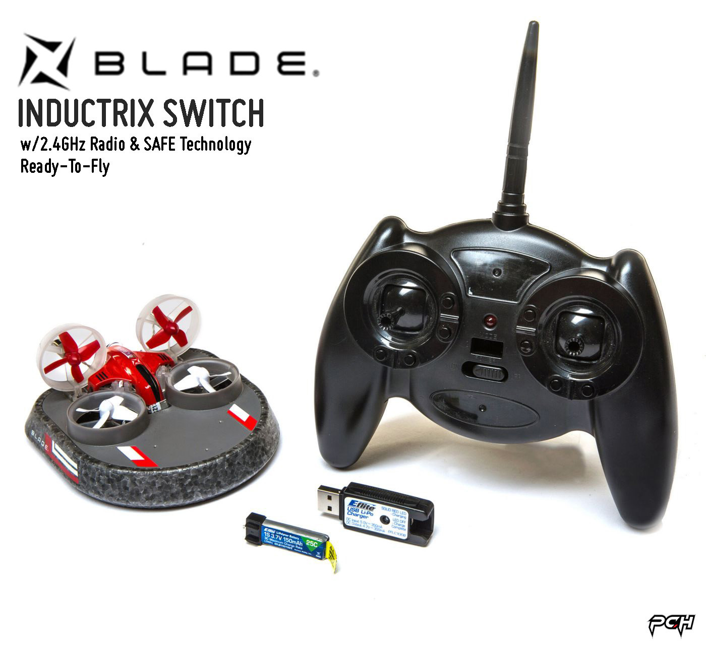 BLADE INDUCTRIX Switch RTF Micro Eléctrico Cuadricóptero Drone Hovercraft BLH9800 BLADE INDUCTRIX Switch RTF Micro Eléctrico Cuadricóptero Drone Hovercraft BLH9800