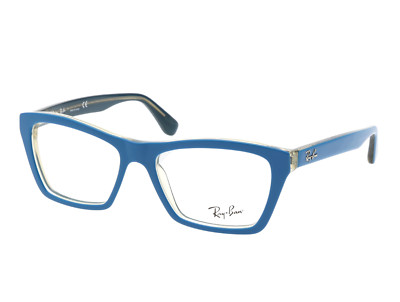 Ray-Ban R1418 RB5316 Matte Blue Square Women's Acetate Frames 51 mm