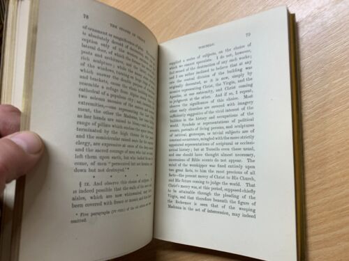 *RARE* 1894 "LES PIERRES DE VENISE" TOMES 1 & 2 LIVRES ANTIQUES EN CUIR (P6) - Picture 11 of 23