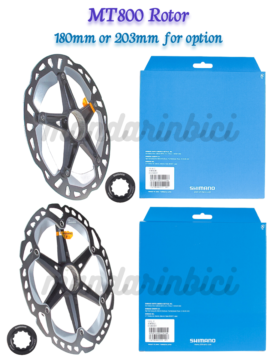 180mm or 203mm) Shimano XT RT-MT800 Disc Brake Rotor Center with