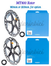  180mm or 203mm Shimano XT RT-MT800 Disc Brake Rotor Center with lock ring 1pc