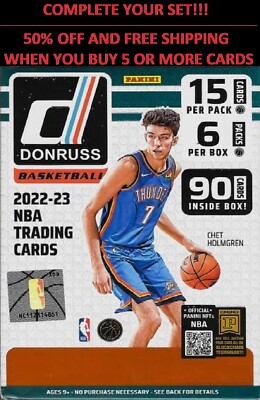    2022-23 DONRUSS BASKETBALL   INSERTS   YOU PICK SINGLES   Mix & Match