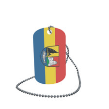 Dog Tag Flag Bunting Krumpendorf am W rthersee Dog Tag Aluminium 30 x 50 mm
