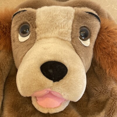 Disney Store Lady & Tramp Plush Bag Backpack Fluffy Ears  display picture 2