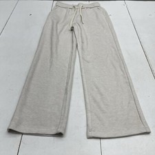 Beige Thick Knit Drawstring Casual Sweatpants Women's China Size XL