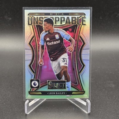 2024-25 SELECT Premier League Leon Bailey #23 Unstoppable Silver Prizm