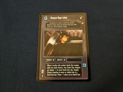 Star Wars CCG Special Edition Sergeant Major Enfield