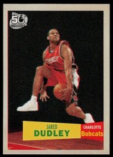 2007-08 Topps #132 Jared Dudley 1957-58 Variations Charlotte Bobcats