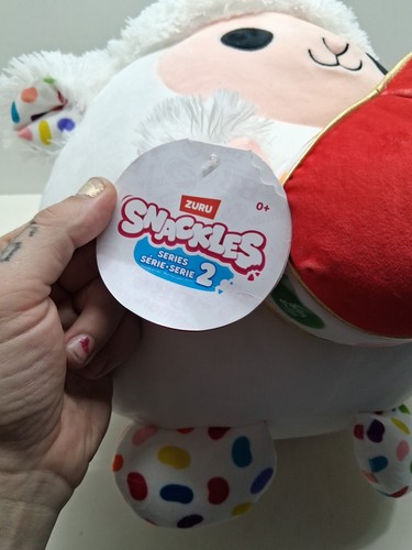 Snackles Serie 2 Lamm & Gelee Bauch 16 Zoll Plüsch von ZURU, ultraweicher Plüsch - Bild 4 von 5
