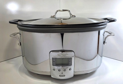ALL-CLAD 7 Quart Slow Cooker Stainless Steel Crock Pot Series SC01