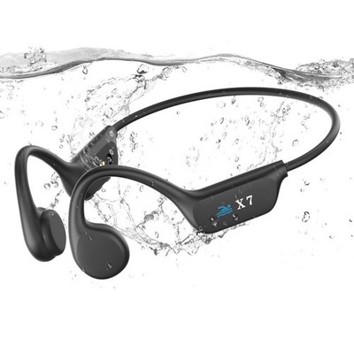 SAMVEK Swimming Headphones Bone Conduction Headphones, IP68 Waterproof Wireless