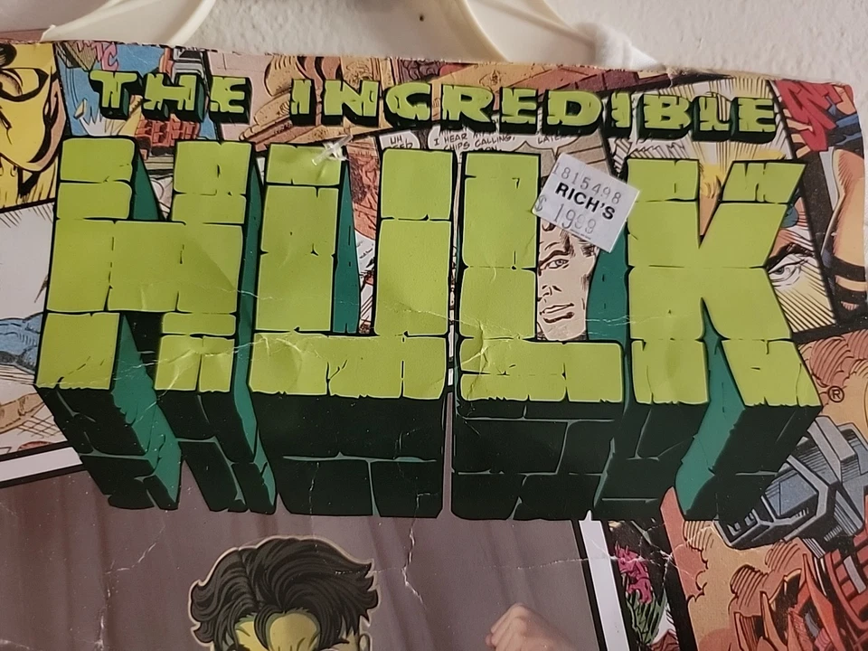 Disfraz de colección 1994 Marvel Hulk niños disfraz Inc traje de una pieza con ma adjunto Foto 3 de 4