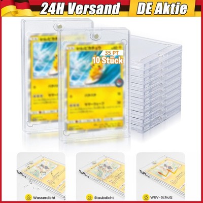 10X Magnetic Card Holder 35pt Magnetische Kartenhalter Hüllen Schutz für TCG