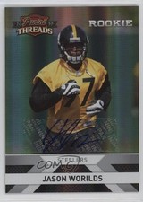 2010 Panini Threads Rookie Silver Signatures /499 Jason Worilds #238 Auto v9t