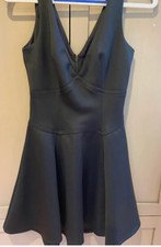 Forever 21 sz S Lace Overlay Dress Black Pleated fit & flare Cocktail Party