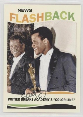 2013 Topps Heritage News Flashbacks Sidney Poitier #NF-SP 7k6