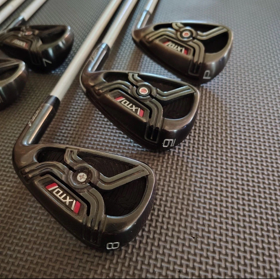 Adams XTD Iron Set 4-PW Matrix Ozik Program Q85 A Senior Flex RH New Lamkin Grip - Image 2 of 4