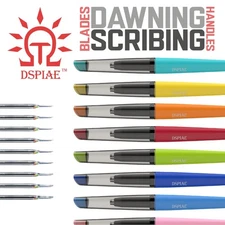 DSPIAE: Panel Line Tools - Scribing & Engraving Chisel - Singles 9 Sizes