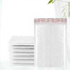 30x padded envelopes shipping antishock 11&times;15 cm white adhesive closure
