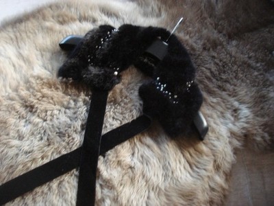 Sehr schöner Fake-Fur-Couture Webpelz Kragen Neu Kp. 136,-  Ainea Made in Italy