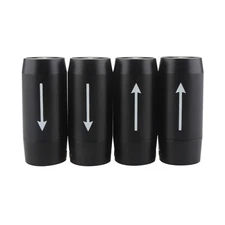 4Pack 46mm Aluminium HiFi Audio Speaker Pants Y Splitter for RCA Bi-Wire DIY Set